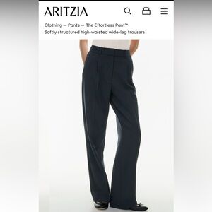 Aritzia effortless pant in navy
